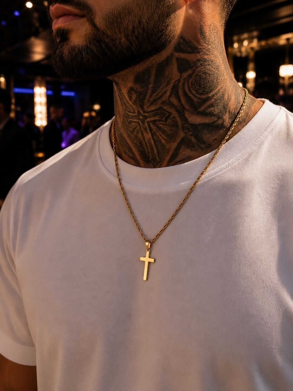 Classic Gold Cross Necklace